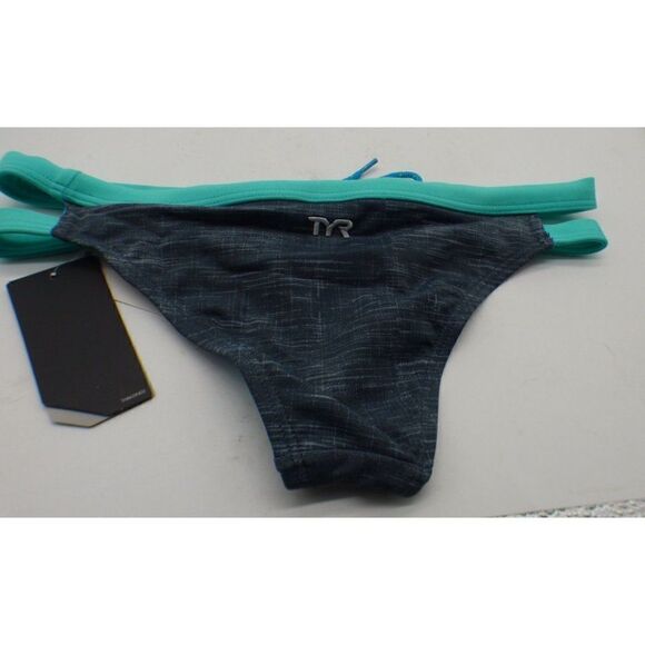 TYR DURAFAST ONE® WOMEN'S MINI BIKINI BOTTOM - SANDBLASTED COVE, Size S(4/6); - Picture 10 of 12